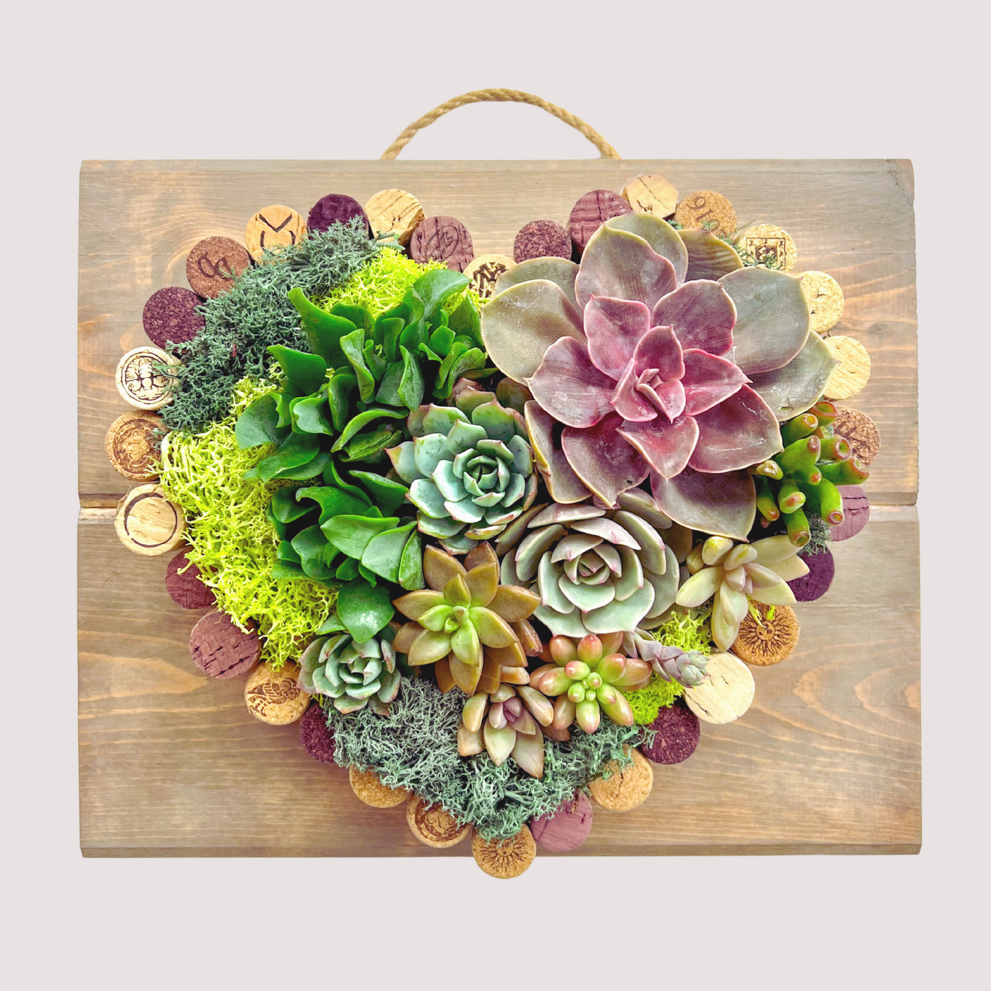 12"x12" Living Heart Wall Planter