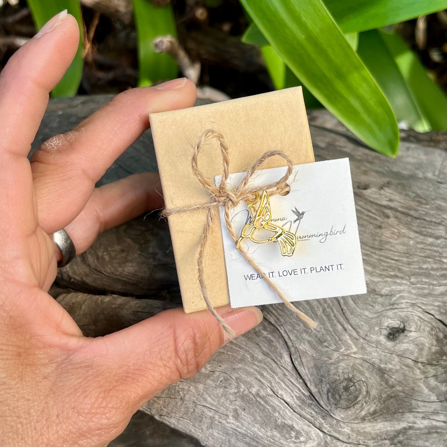 Living Succulent Dainty Drop Earrings
